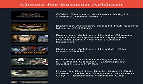 Guide for Batman Arkham Knight