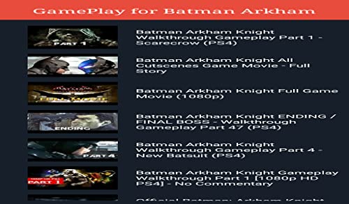 Guide for Batman Arkham Knight