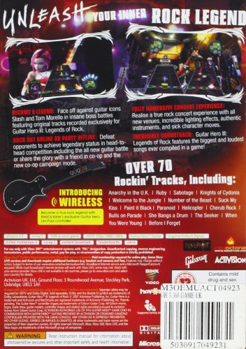 Guitar Hero 3: Legends of Rock [Software Only]
