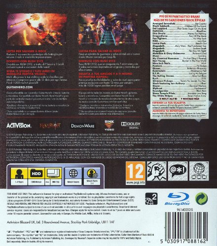 Guitar Hero 6 Warriors of Rock [Importación italiana]