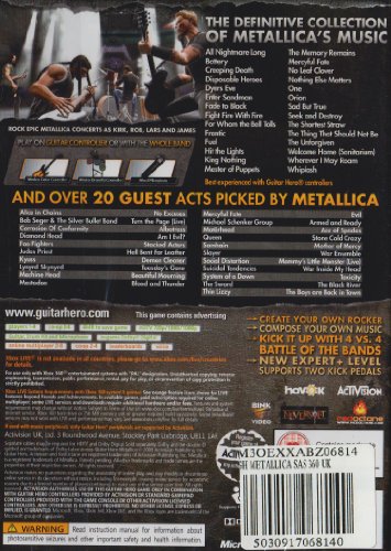 Guitar Hero: Metallica - Game Only (Xbox 360)[Importación inglesa]