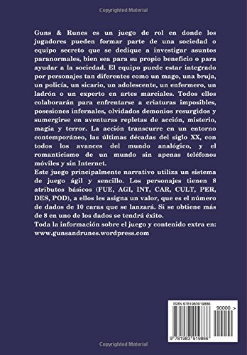 Guns and Runes. Juego de Rol: Manual básico en Blanco y Negro