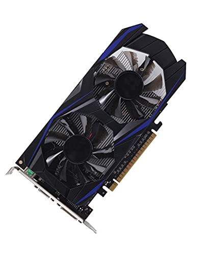 GUOQING Mini Tarjeta gráfica portátil Fit For Geforce GTX 1050 Ti 4GB DDR5 Gddr5 Tarjeta gráfica Pci-e de 128 bits Computadora de Escritorio Compatible con HDMI para Reproductor Profesional