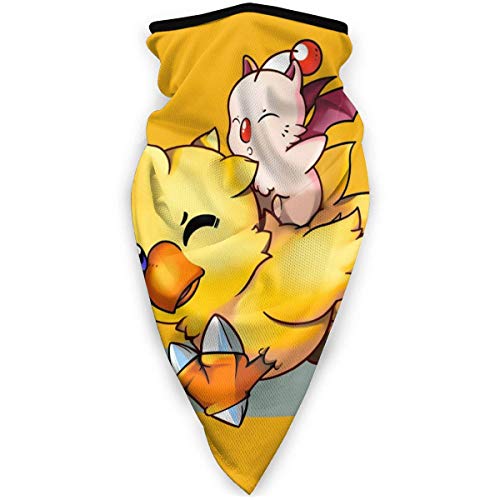 GWrix Bufanda,Pañuelo En La Cara,Calentador De Cuello,Pañuelo Deportivo A Prueba De Viento Final Fantasy Mog Y Chocobo,Bufanda con Banda para La Cabeza,Cubierta Bucal A Prueba De Polvo