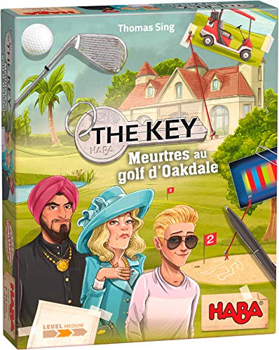 HABA- The Key – Asesinatos de Golf de Oakdale – Juego de investigación – 8 años en adelante (305611)