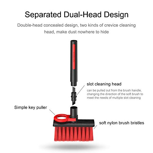Hagibis Multifunción 4en1 cepillo de teclado. limpiador de teclados.limpieza teclado.limpia teclado.limpiador teclado.cepillo para teclado de ordenador.limpieza ordenador portatil.brocha limpieza pc