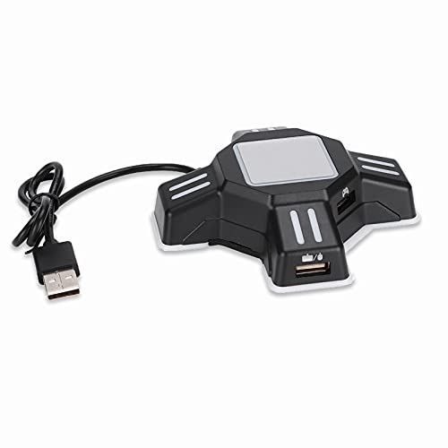 Hakeeta Controlador convertidor Adaptador, ratón y Teclado convertidor con Interfaz USB para PS4 / PS4 Pro / PS4 Slim/XBOXOne/XBOXOne S/XBOXOne X / PS3 / PS3 Slim/Switch
