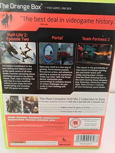 Half Life 2: The Orange Box (Xbox 360) [Importación inglesa]