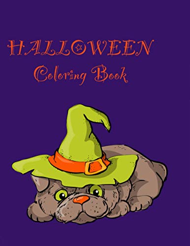 Halloween Coloring Book: Boys and Girls Halloween Book, Ages 8-12, With: Vampires Cats Zombies