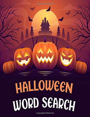 Halloween Word Search: Large Print Word Search Book With Included Answer Keys
