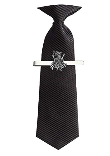 Hand Creations Merlin R102 - Emblema de peltre inglés con clip de corbata (diapositiva)