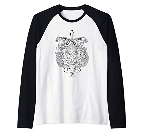 Harry Potter DS Crest Camiseta Manga Raglan