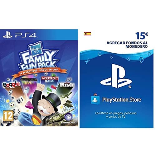 Hasbro Family Fun Pack & Sony, PlayStation - Tarjeta Prepago PSN 15€
