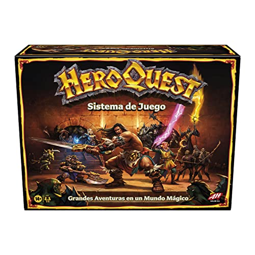 Hasbro Gaming Avalon Hill - Sistema de Juego HeroQuest - Juego de Aventuras en Mazmorras para 2 a 5 Jugadores a Partir de 14 años