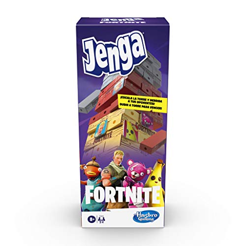 Hasbro Gaming-Fortnite Jenga Fornite, Color no Aplica (E9480175)