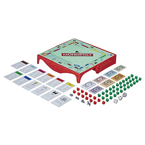Hasbro Gaming Monopoly Juego de Viaje, versión española, Multicolor (B1002105)