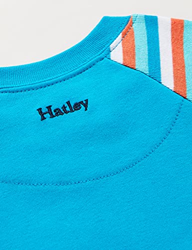 Hatley Organic Cotton Raglan Long Sleeve Printed Pyjama Set Juego de Pijama, Space Dinos Glow In The Dark, 12 Years para Niños