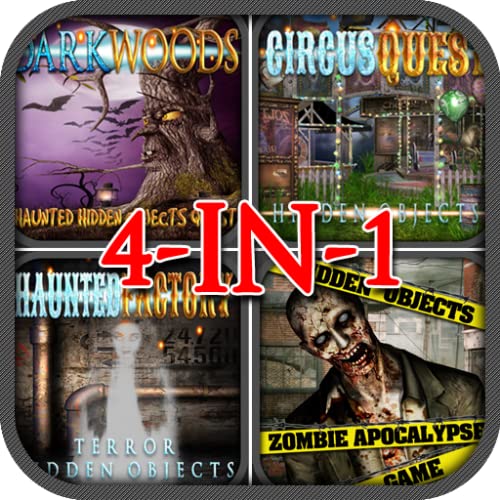 Haunted Hidden Objects Quest 4-in-1 Game Bundle Pack 2