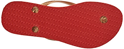 Havaianas Slim Nairobi Casa de Papel Netflix, Flip-Flop Mujer, Red Crush, 39/40 EU