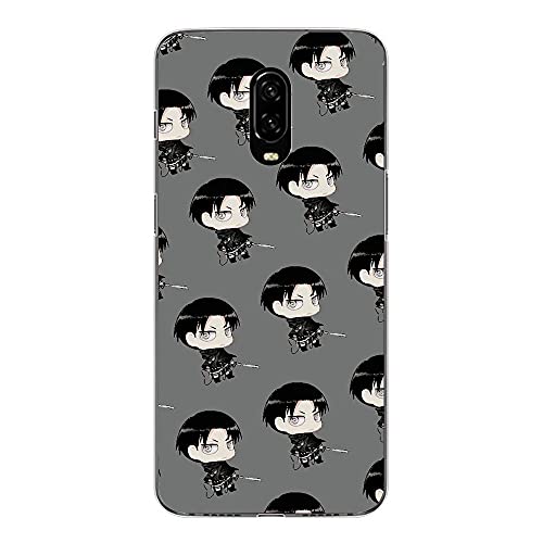 HDDZKA Funda de silicona transparente para OnePlus 7, AOT-Titans Wings 4 Crystal Slim Silikon Coque