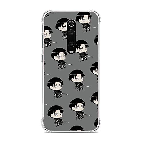 HDDZKA Funda transparente para XIAOMI MI 9T/9T Pro, AOT-Titans Wings 4 Crystal Slim Silicona Silikon Coque