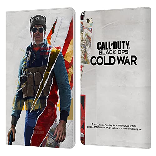 Head Case Designs Funda de piel tipo libro con licencia oficial Activision Call of Duty Black Ops Cold War Ultimate Edition Key Art compatible con Apple iPad mini 4