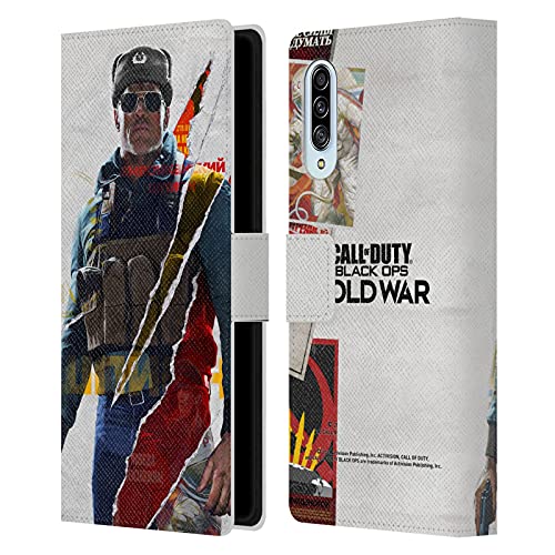 Head Case Designs Funda de piel tipo libro con licencia oficial Activision Call of Duty Black Ops Cold War Ultimate Edition Key Art compatible con Samsung Galaxy A90 5G (2019)