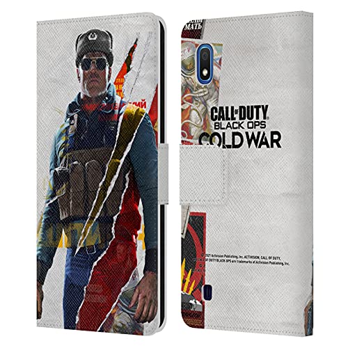 Head Case Designs Funda de piel tipo libro con licencia oficial Activision Call of Duty Black Ops Cold War Ultimate Edition Key Art compatible con Samsung Galaxy A10 (2019)