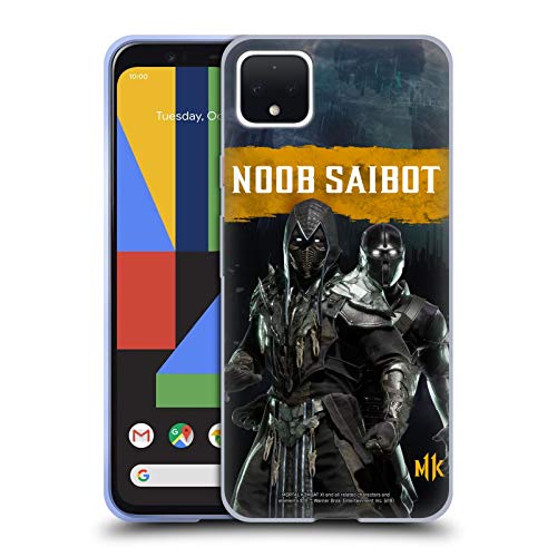 Head Case Designs Licenciado Oficialmente Mortal Kombat 11 Noob Saibot Personajes Carcasa de Gel de Silicona Compatible con Google Pixel 4 XL