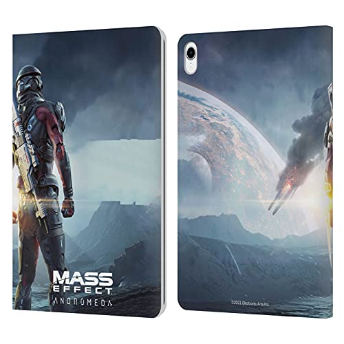 Head Case Designs Oficial de EA Bioware Mass Effect Key Art Super Deluxe 2017 Andromeda Graphics Funda de piel tipo cartera compatible con Apple iPad Pro 11 (2018)