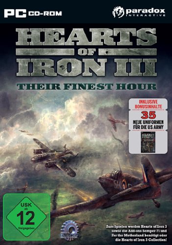 Hearts of Iron 3: Their Finest Hour (PC) [Importación alemana]
