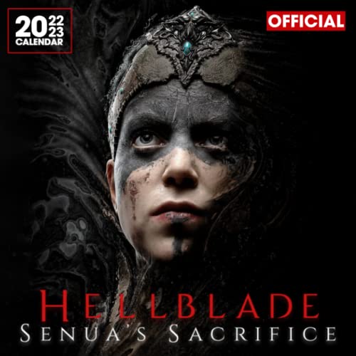 Hellblade Senua’s Sacrifice: OFFICIAL 2022 Calendar - Video Game calendar 2022 - Hellblade -18 monthly 2022-2023 Calendar - Planner Gifts for boys girls kids and all Fans BIG SIZE 17''x11'' .6