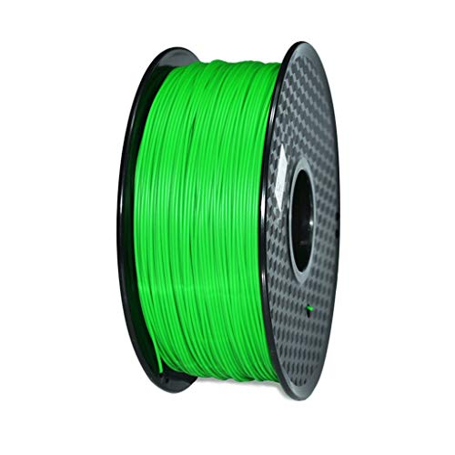 Hello Alto Rendimiento Filamento de impresión 3D Filamento de PC 1.75 mm de precisión ± 0.02 mm1 kg (Multicolor Opcional) Utilizado para Impresora 3D y Pluma de impresión 3 (Color : Green)