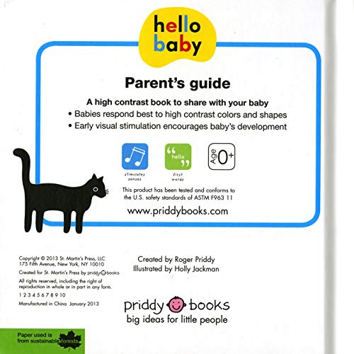 Hello Baby: Animals: A High-Contrast Board Book