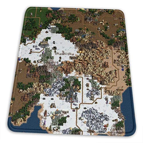 Heroes of Might & Magic 3 Mapa del Juego Dobladillo de la Alfombrilla de ratón Computadora de Estudio de Oficina de Deportes electrónicos