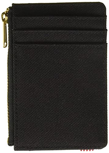 Herschel Cartera con Cremallera, Taglia Unica, Nero