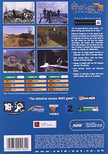 Hidden & Dangerous 2 (PC) [Importación inglesa]