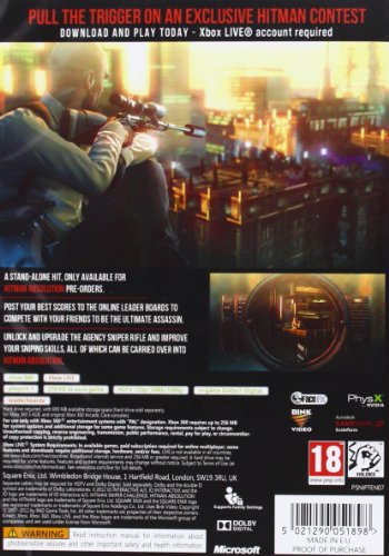 Hitman Absolution Sniper Challenge (XBOX 360) [importación inglesa]