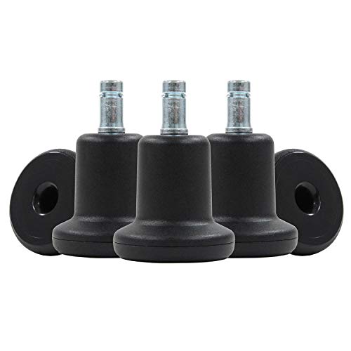 HJH Air-Port Ruedas para sillas, Negro, Di?metro del Pasador 11 mm