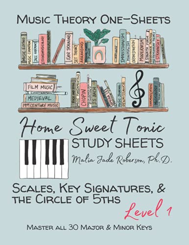 Home Sweet Tonic Study Sheets: Scales, Key Signatures, & the Circle of 5ths: Master all 30 Major & Minor Keys (Home Sweet Tonic Collection | Music Theory Shop)