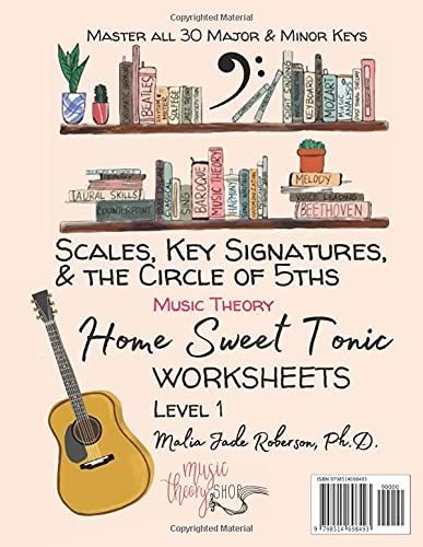 Home Sweet Tonic Worksheets: Scales, Key Signatures, & the Circle of 5ths: Master all 30 Major & Minor Keys (Home Sweet Tonic Collection | Music Theory Shop)