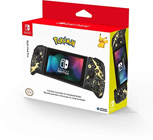 Hori Controlador Split Pad Pro Pikachu Black & Gold (Nintendo Switch) + SanDisk SanDisk microSDXC UHS-I Tarjeta para Nintendo Switch 128GB, Producto con Licencia de Nintendo