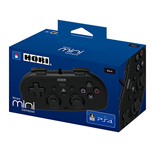 Hori - Mando Mini con cable (Negro) (PS4/PC)