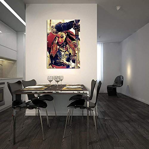 Horizonte Zero Dawn Pintura de pared para sala de estar, baño, decoración de pared, dormitorio, oficina, cocina, decoración del hogar, 60 x 90 cm