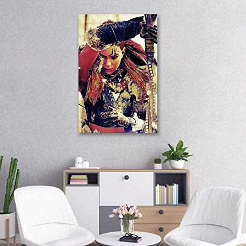 Horizonte Zero Dawn Pintura de pared para sala de estar, baño, decoración de pared, dormitorio, oficina, cocina, decoración del hogar, 60 x 90 cm