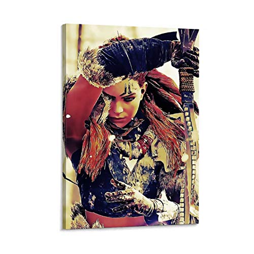 Horizonte Zero Dawn Pintura de pared para sala de estar, baño, decoración de pared, dormitorio, oficina, cocina, decoración del hogar, 60 x 90 cm