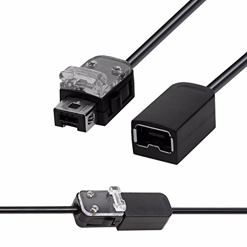 HOUSE COUD Amplio Cable de 2M para el Controlador Nintendo Super NES Classic Mini Edition (2017) y NES Classic Mini Edition (2016) Negro