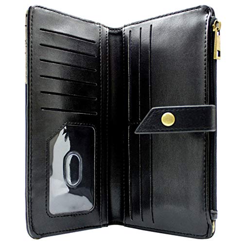 House Stark Game of Thrones Mappa di Westeros Portafoglio Nero