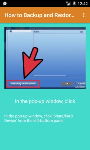 How to Backup and Restore from NAS with AOMEI Backupper
