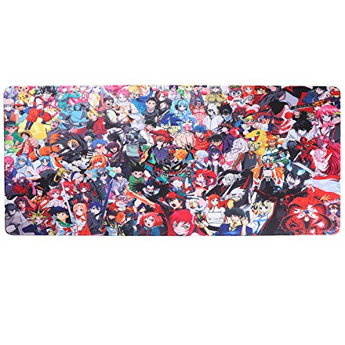 HoYiXi Gaming Alfombrilla de Ratón Mouse Pad Desk Pad Extra Grande Superficie Lisa y Base de Goma Antideslizante Mouse Mat XXL 90 x 40 x 0.3 CM